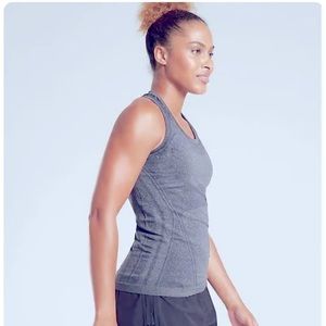 Athleta Momentum Seamless Racerback Tank Lt.Grey Extra Small